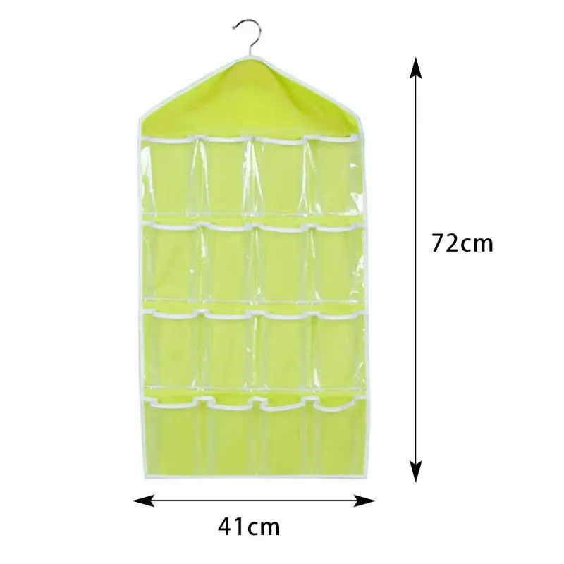 Настенный органайзер для одежды 16 карманов|Сумки вещей| |