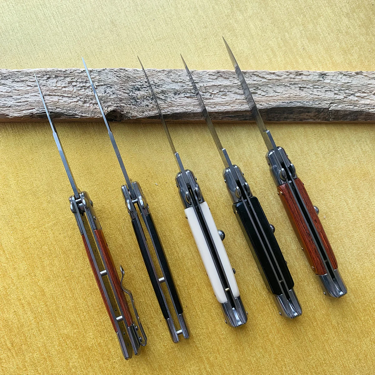 Итальянский складной нож 11 дюймов Крестный отец лезвие 440с акриловая ручка