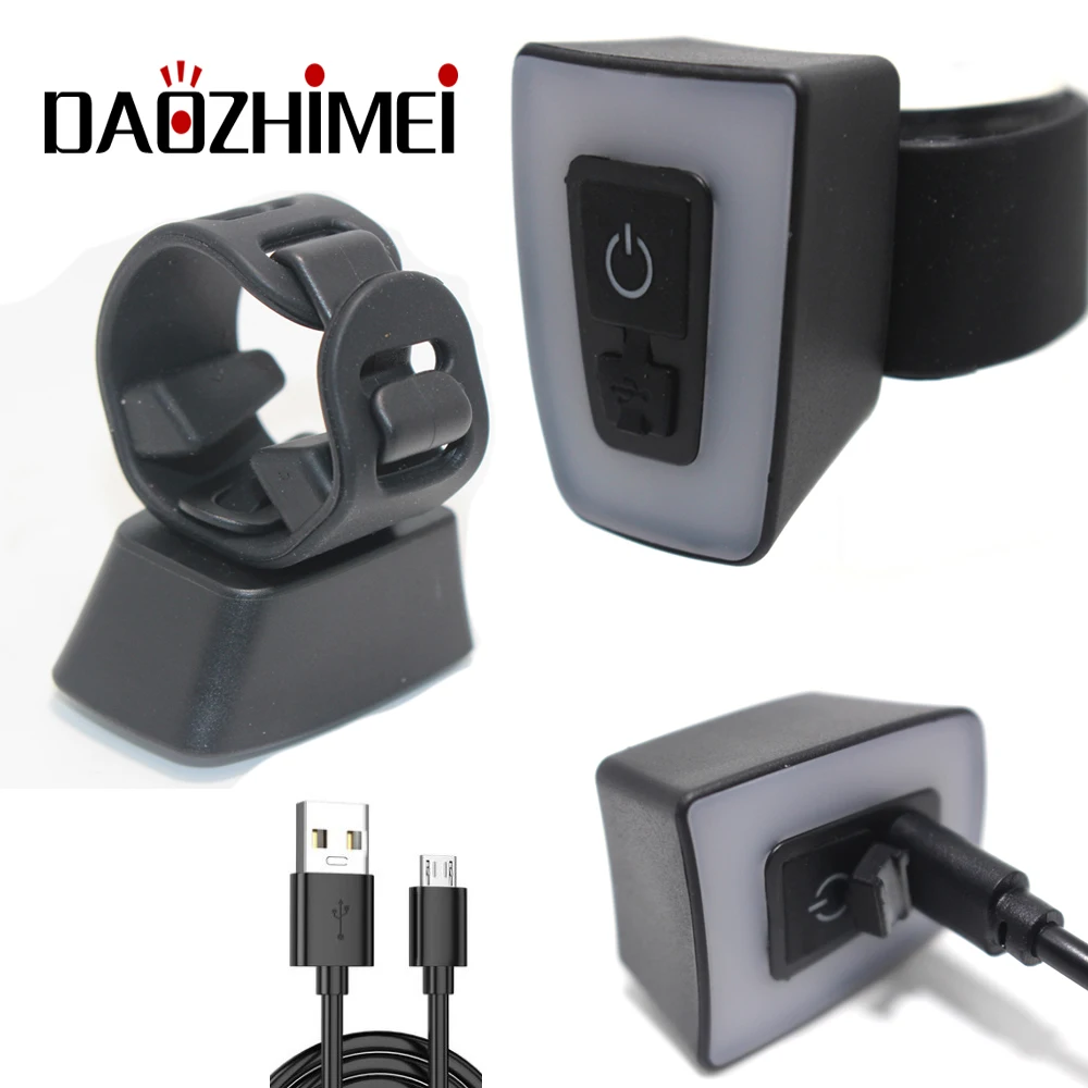 

Bicycle Taillight USB Rechargeable Bike Rear Light 5 Modes Mini LED MTB Bike Helmet Lamp Cycling Safety Warning Light Flash Lamp