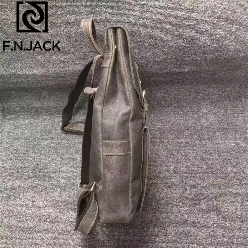 F.N.JACK Mad Horseskin наплечный рюкзак из воловьей кожи для старых классических наплечных