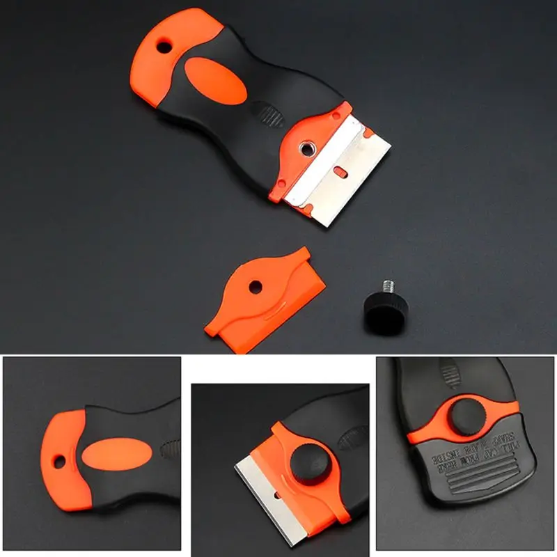 Plastic Handle Razor Scraper Ceramic Glass Oven Window Tinting Tool 1.57" Blade | Инструменты
