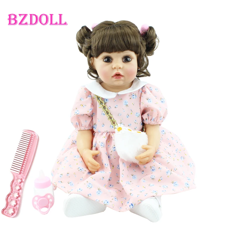 Кукла реборн силиконовая виниловая игрушка для малышей Милая принцесса подарок