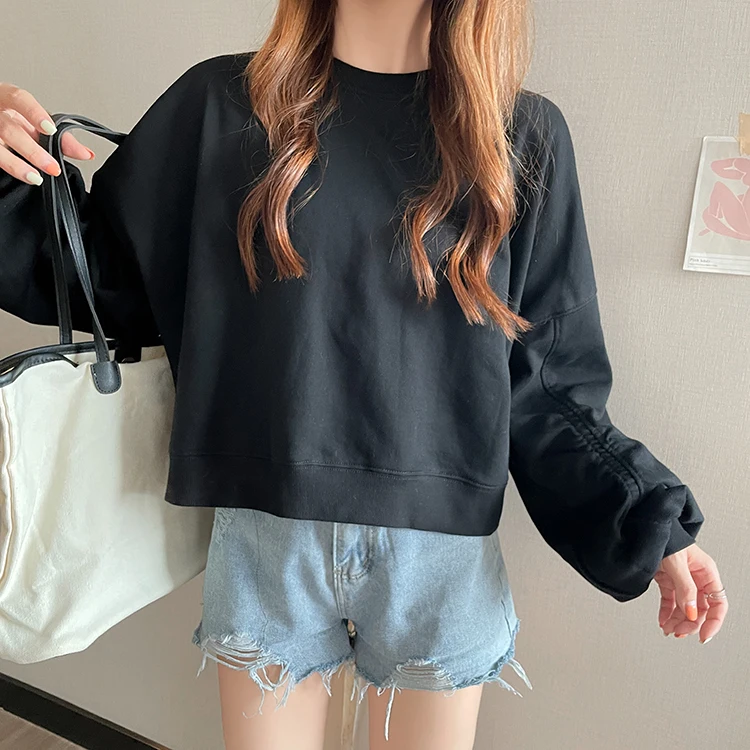

New 2021 Autumn Winter For Women Sweatshirts Pullovers Oversized Itself Korean Pop Jumper Girls Tops