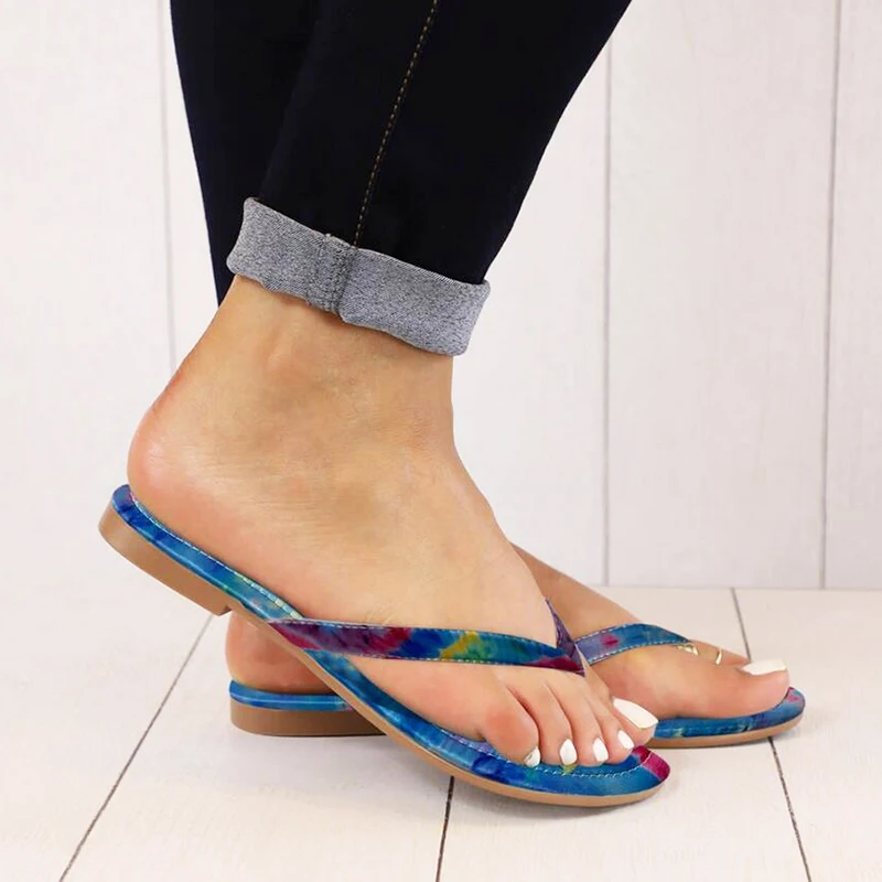 

Summer Beach Flip Flops for Women Lovely Flower Slippers Travel Beach Sandals Casual Slides Slip-on Outdoor Flip-Flop Shoes