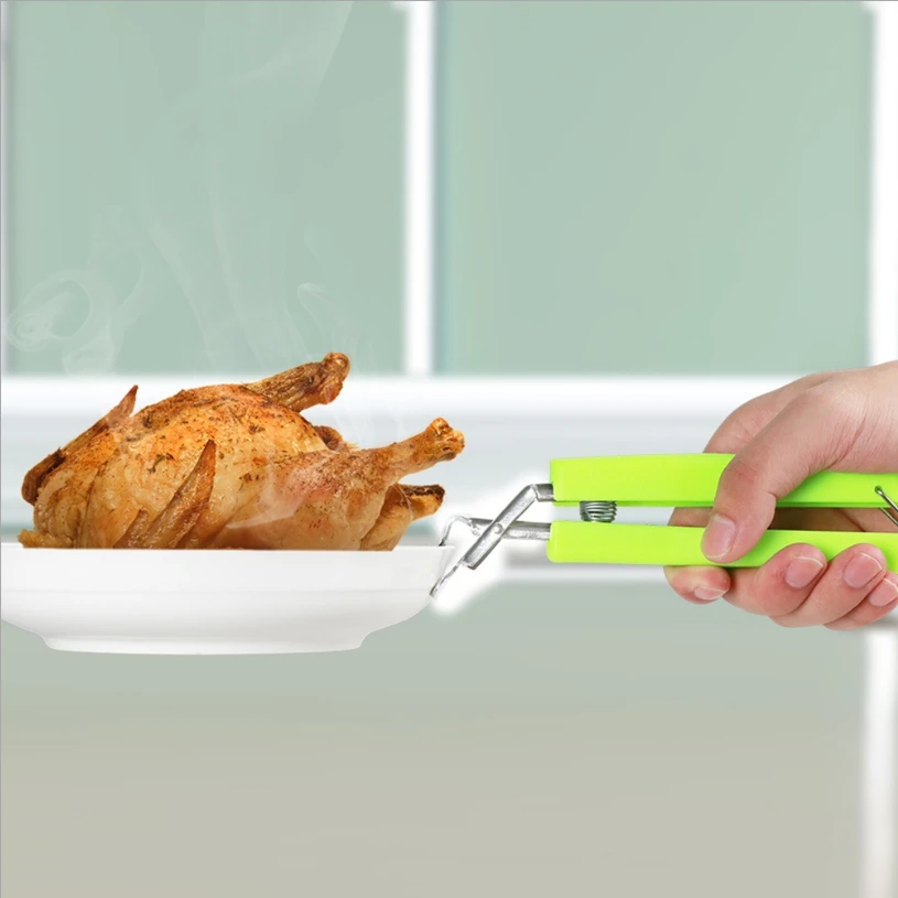 Набор из 2 предметов сковороды для посуды зажимы термостойкий держатель миски