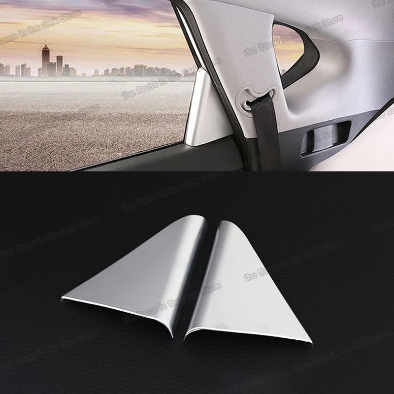 

Lsrtw2017 Abs Car Rear Window Door Triangle Trims for Hyundai Tucson 2015 2016 2017 2018 2019 2020 Carbon Fiber Accessories