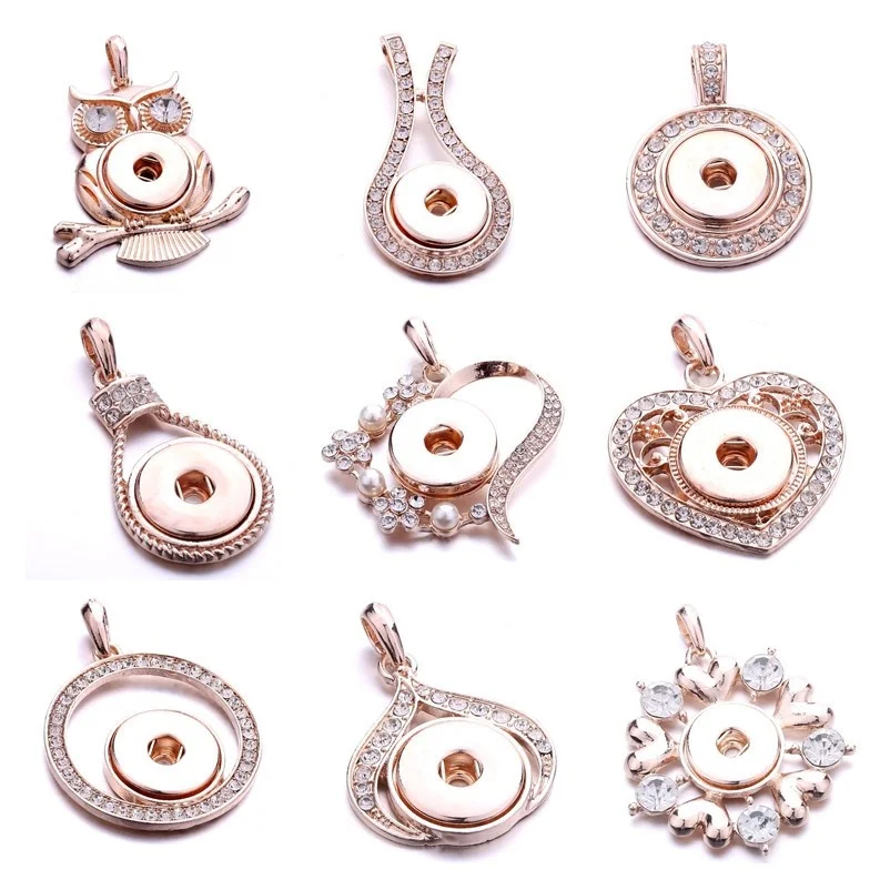 Оснастки ювелирные изделия кристалл крест из розового золота сердце цветок