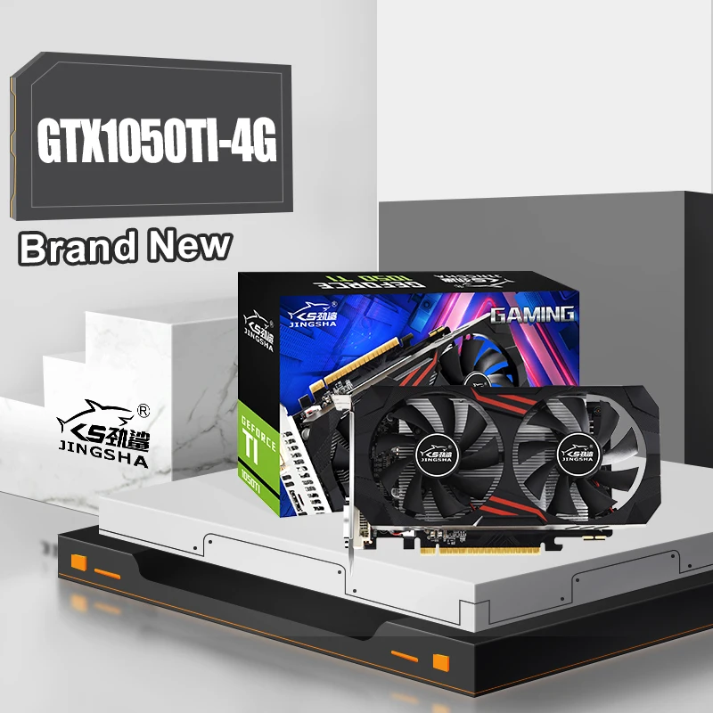 JINGSHA GTX 1050TI 4G Оригинальная графическая карта 128 бит GDDR5 1050Ti 4 Гб графические карты GPU