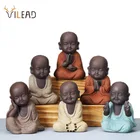 Вилаад керамические креативные статуи Будды мини фигурка монаха скульптура чайный набор Статуэтка миниатюрные фигурки для украшения дома подарок