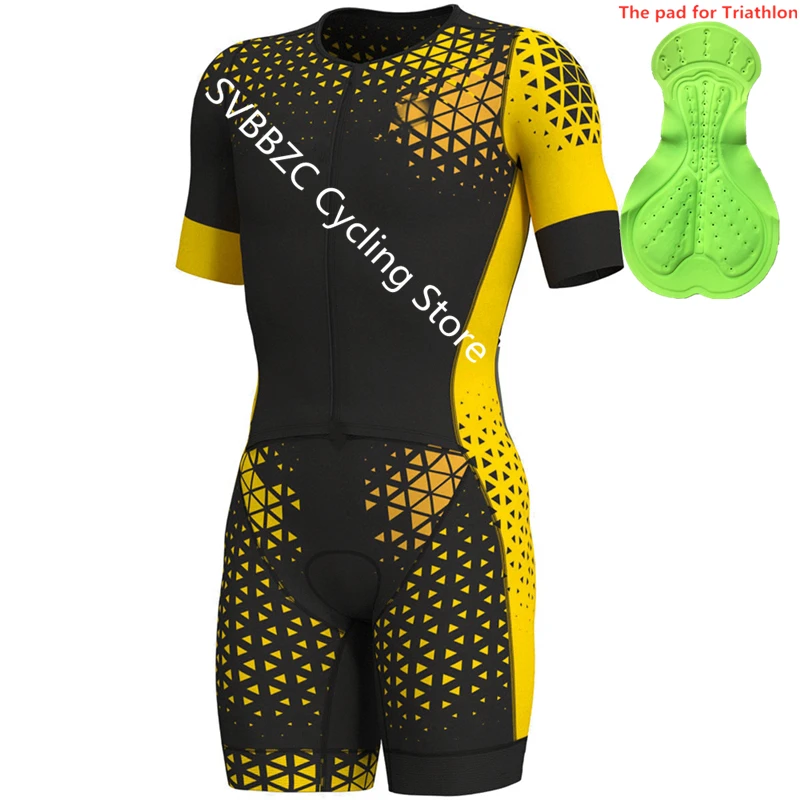 5-Pic Color Мужской спортивный костюм для триатлона, спортивная одежда, Ropa Ciclismo Maillot, Быстросохнущий комплект одежды из Джерси для велоспорта - Цвет: 5-Pic Color
