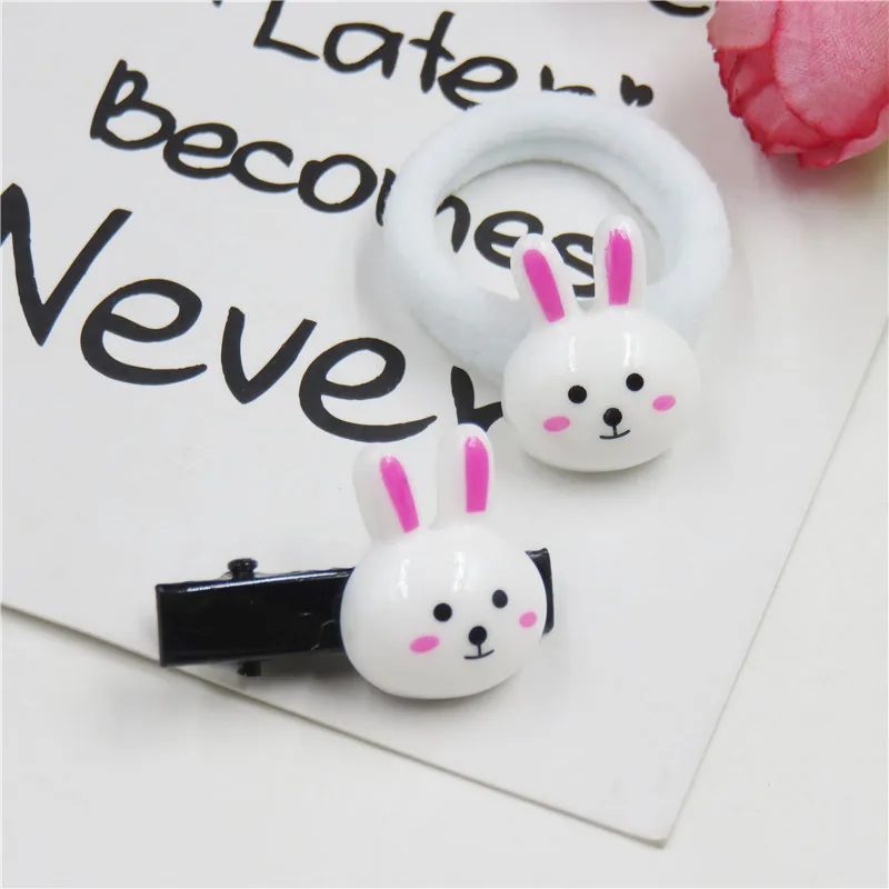 Милые эластичные повязки для волос в виде кроликов девочек повязка на голову