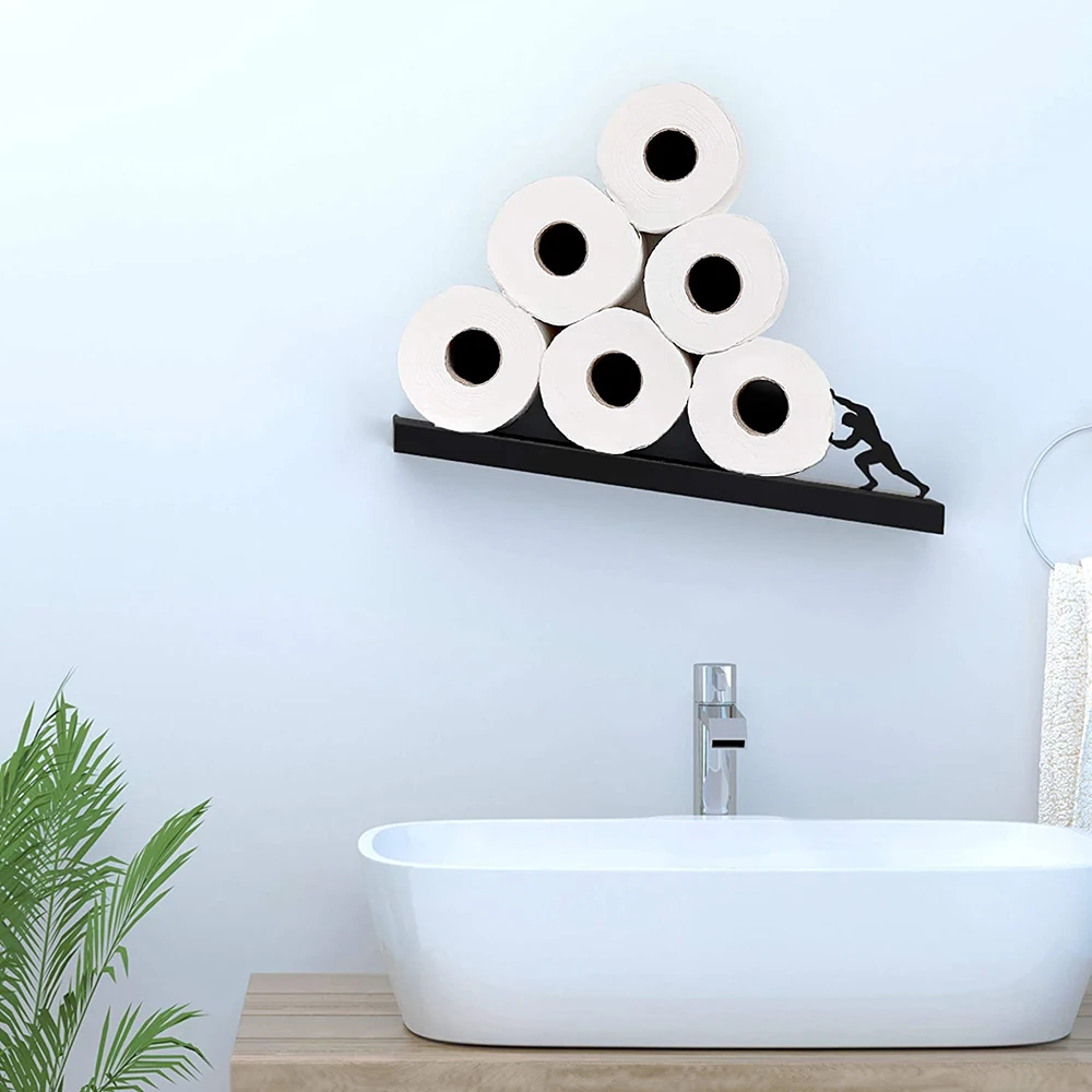 

Новинка 2021, многофункциональный держатель для салфеток из туалетной бумаги ручной работы, спортсмен Мерлин, влюбленная фигурка, рулон поло...