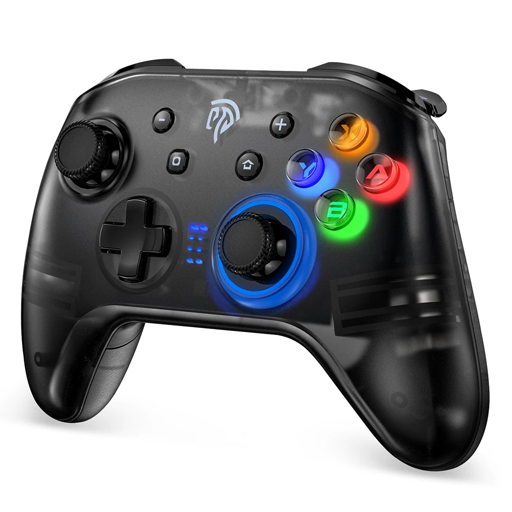 EasySMX ESM-4108 Game Control For Nintendo Switch Console PC Windows 11 Gamepad With 6 Axis Gyros Motion Turbo Joystick(Black)