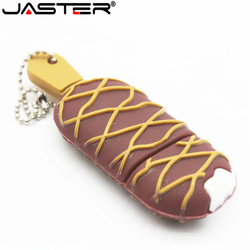 Флеш-накопитель JASTER Cartoon Usb в виде мороженого 4 ГБ 8 16 32 64 128 U-диск силиконовый