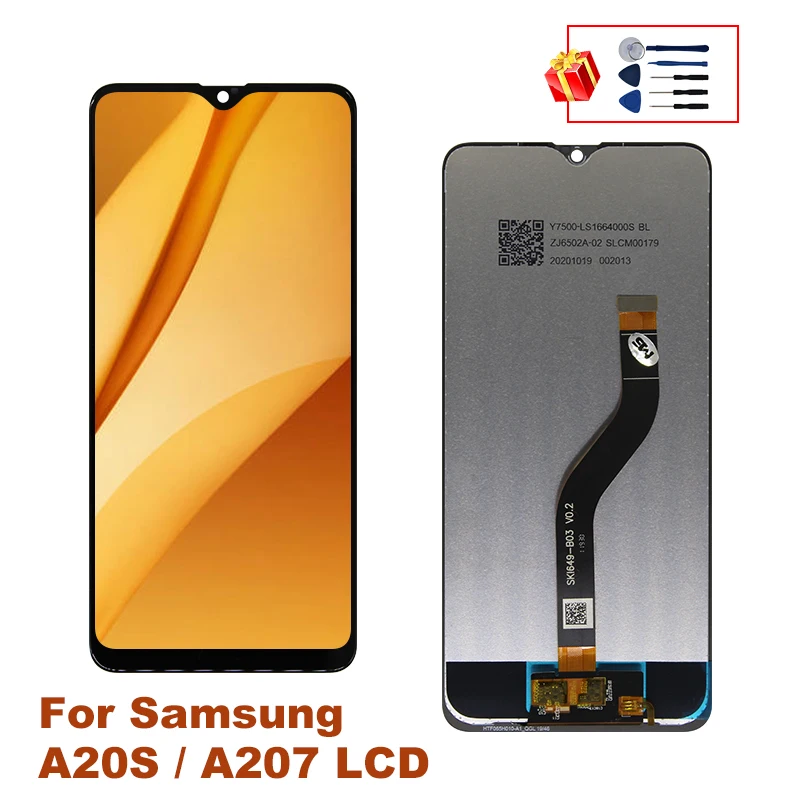 6 5 &quotоригинал для Samsung Galaxy A20S дисплей A207 A207F A207F/DS ЖК сенсорный экран дигитайзер