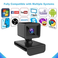 hd webcam 1080p mini computer pc webcamera with usb plug rotatable cameras for live broadcast video web cam streaming learning