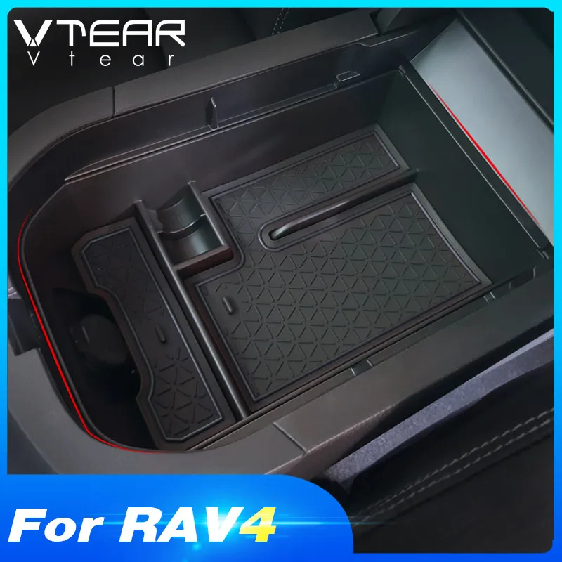 Vtear для Toyota RAV4 тойота рав 4 2019 2020 2021 аксессуары ящик хранения в подлокотнике