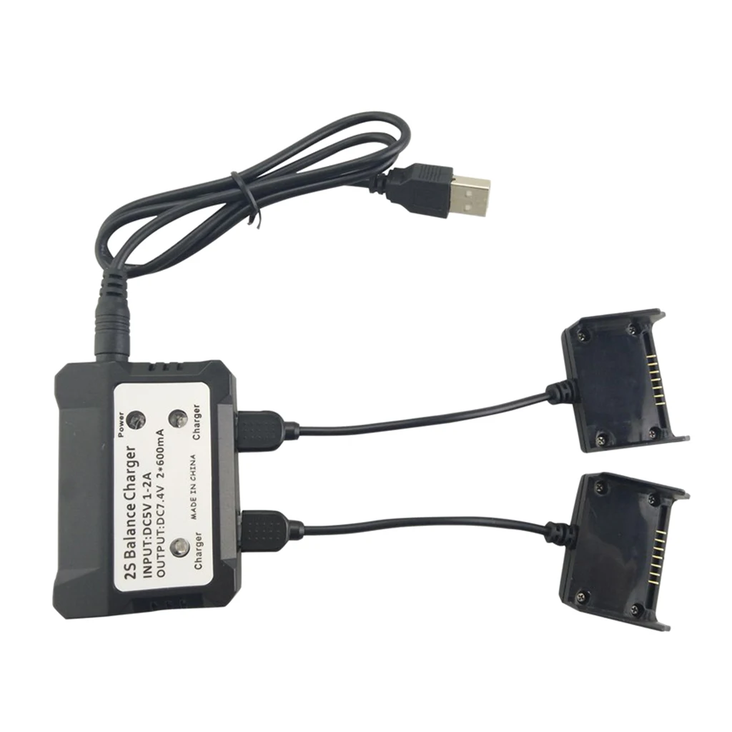 

Балансирующее зарядное устройство 2 в 1 2S, 7,4 В, USB, для дрона MJX Bugs 3 Pro B3pro