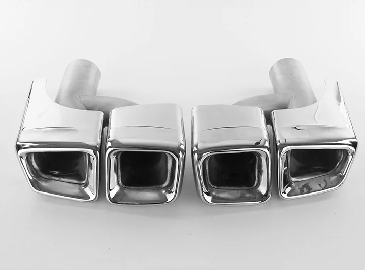 Пара H модель 304 нержавеющая сталь Stell GLS W218 W221 W212 E200 E260 E300 для Benz AMG E63 стиль четыре