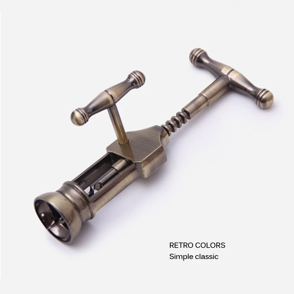 Открывалка для вина металлическая открывалка старинная стойка в винтажном стиле