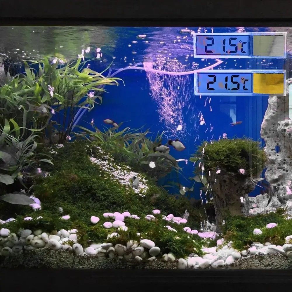 Термометр для аквариума Новый Многофункциональный LCD 3D цифровой Электронный