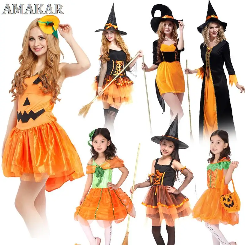 Обруч для волос в виде тыквы и ведьмы на Хэллоуин карнавальный костюм косплея