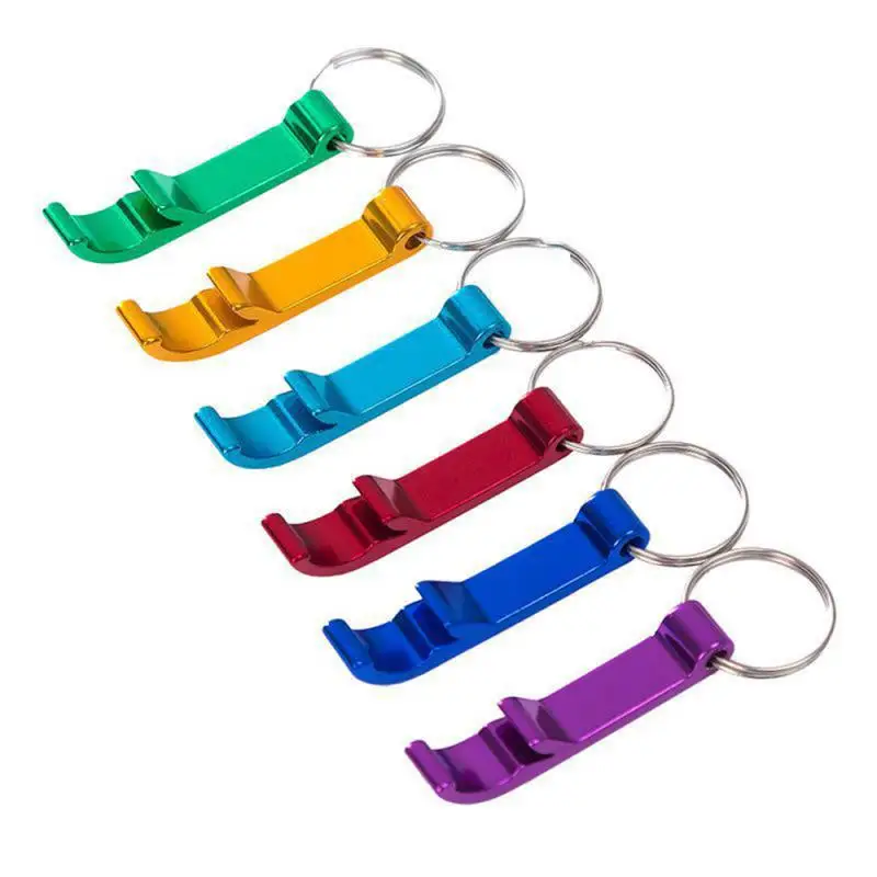 4 In 1 Bottle Opener Key Ring Chain Portable Metal Beer Bar Open Tools Beverage Home Kitchen Keychain Accessories | Дом и сад