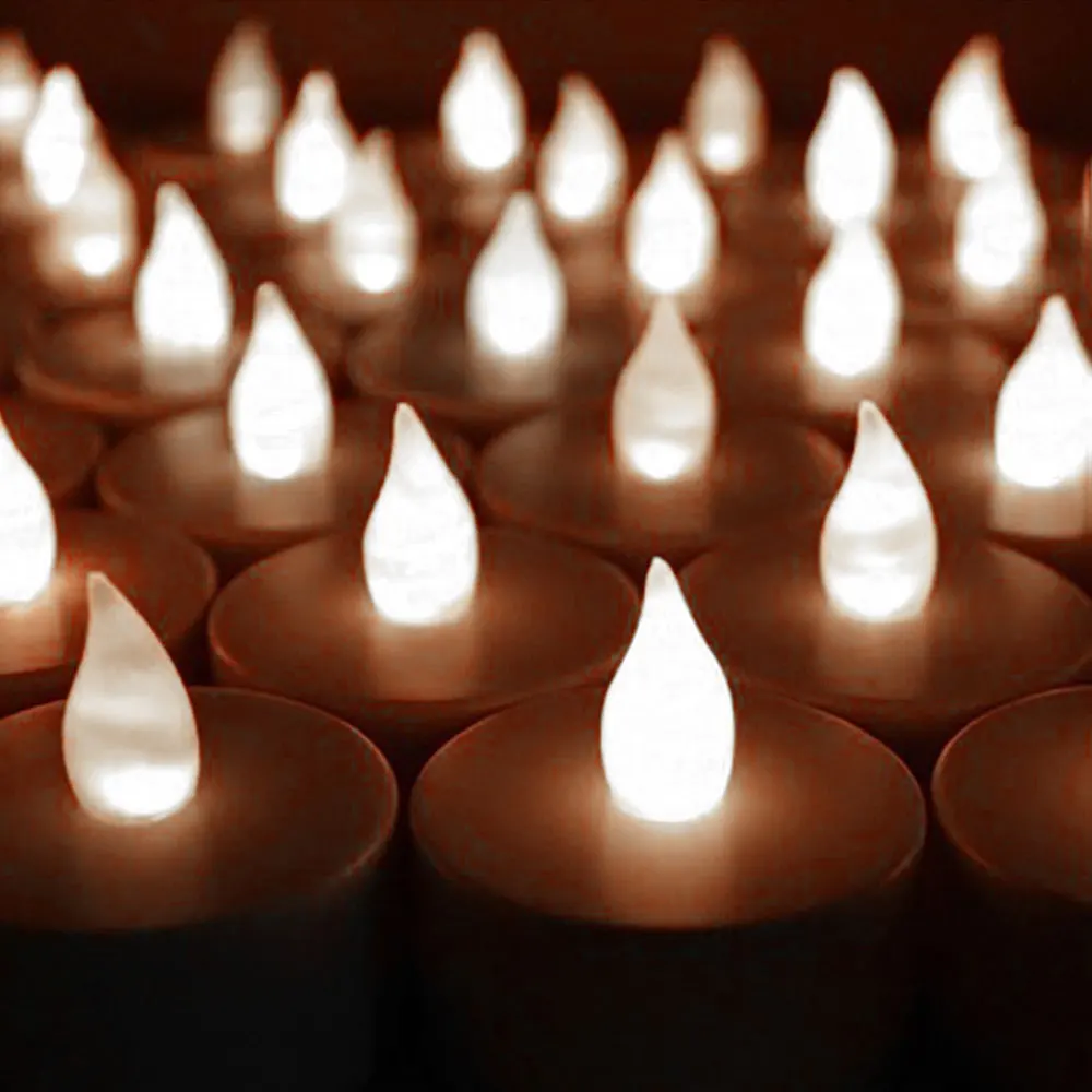 Светодиодный светильник для чая свечи лампа креативный романтичный домашний