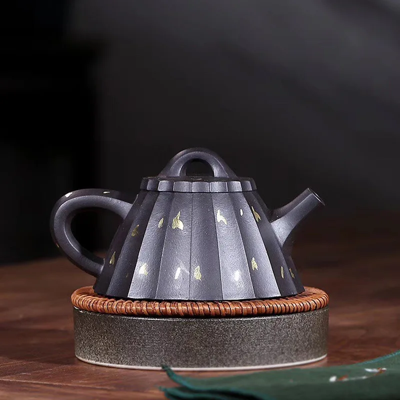 

Yixing famous hand painted Sajin Jinbao teapot large capacity teapot