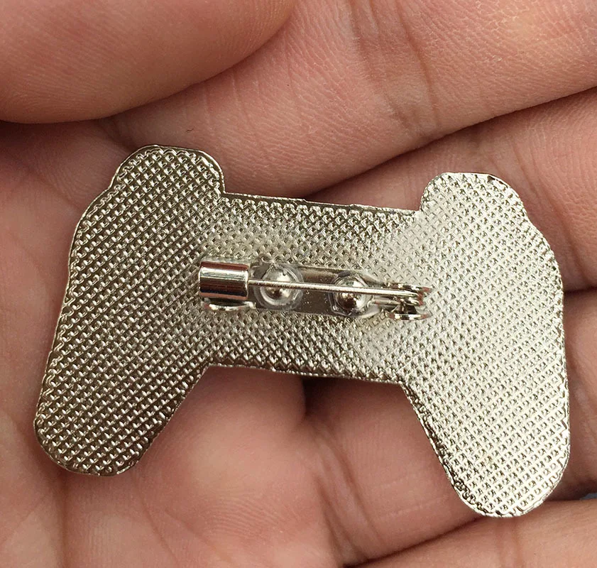 Видео игровой контроллер PlayStation Pin металлический значок брошь сплав булавки в подарочной коробке косплей коллекция подарок