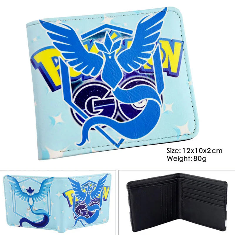 Mystic Eevee красочный PU кошелек W-Аниме Карманный Монстр Пикачу кошелек - Цвет: Mystic