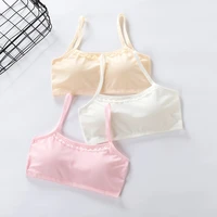 3pc bras for girls 12 years old kid training bras soft underwear girls accessories children 12 16y anti bump breathable tube top