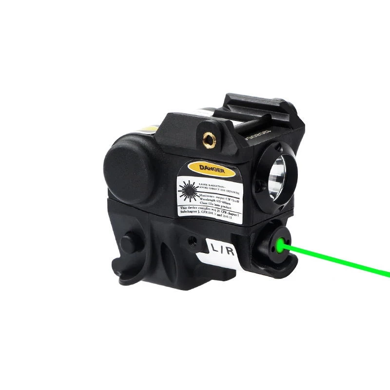 Mira de Laser Verde com Ponto Vermelho Acessórios Táticos de Caça Peças de Pistola Lanterna de Led Lunetas Riflescopes