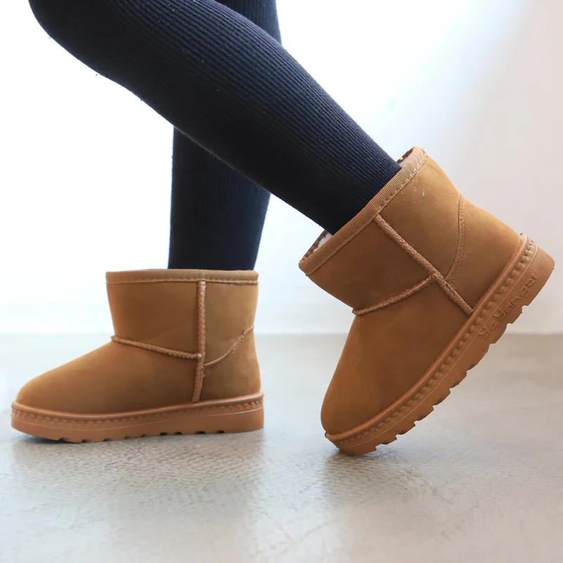 Модная детская повседневная обувь детские ботинки Martin для мальчиков и девочек