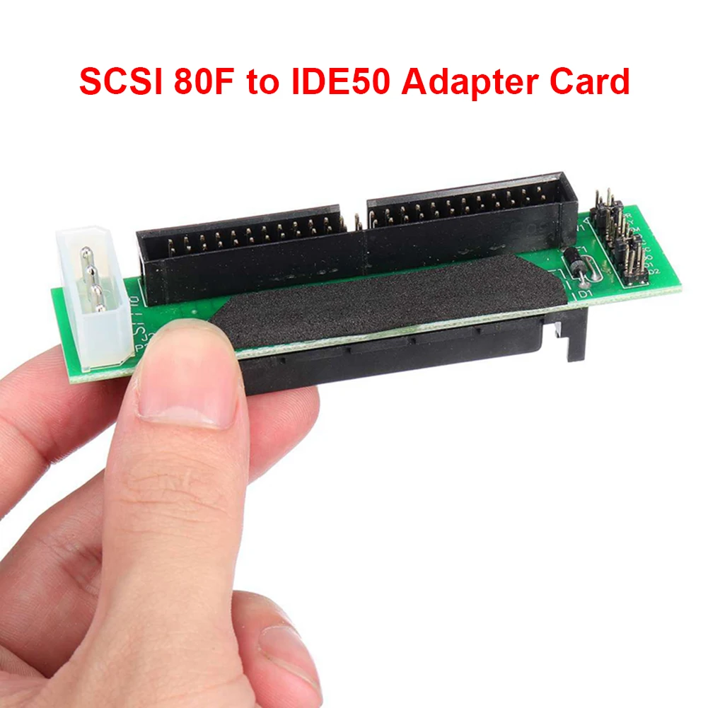 Карта преобразователя SCSI80F IDE50 SCSI SCA от 80 Pin до 50 IDE адаптер для жесткого диска