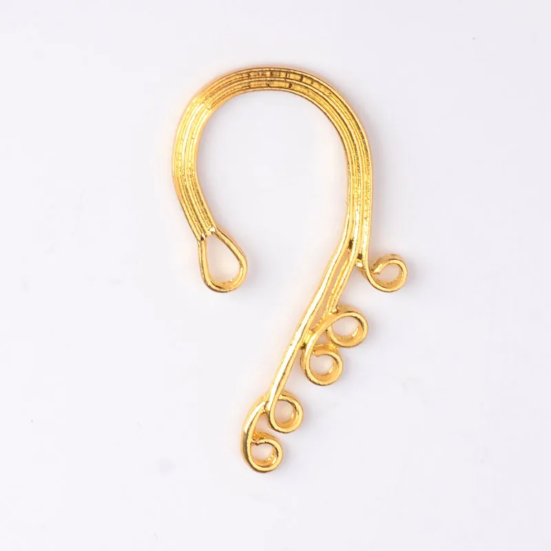 10 PCS 49*23mm Fashion Metal Alloy Gold/KC Gold/Silver Color Connectors Charm For Jewelry Making | Украшения и аксессуары