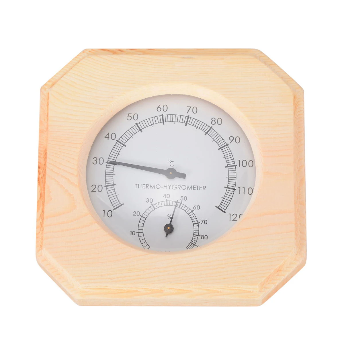 Thermometer Hygrometer Humidity Measurement for Sauna Room 1pc Wooden Mayitr Hygrothermograph |