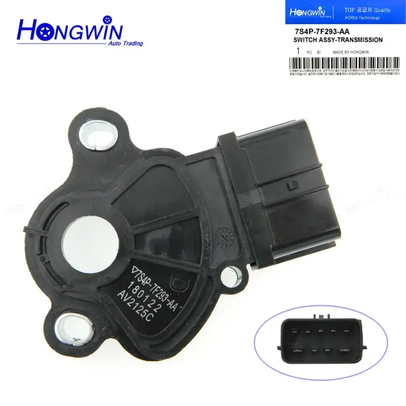Neutral Safety Switch Gearbox Shifting Sensor Switch For Ford Focus 1998-2011 C-Max Fiesta 7S4P-7F293-AA 7S4P7F293AA 4610018 images - 6