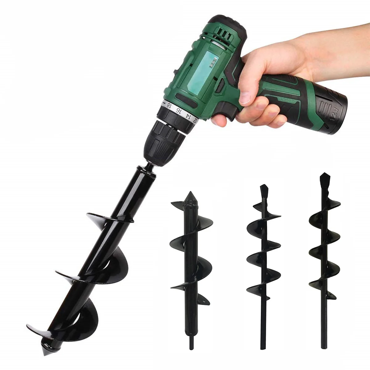 Садовое спиральное сверло с отверстиями буровое долото для дома фермы посадки