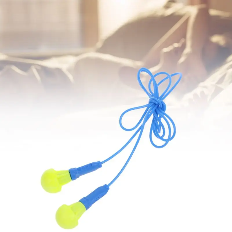 

Мягкие пенопластовые затычки для ушей Защита слуха шумоподавление затычки многоразовые 87HC