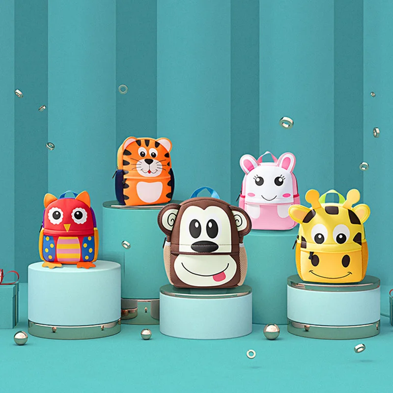2020 Новый 3D животных для детей от двух до восьми рюкзаки с фирменным дизайном