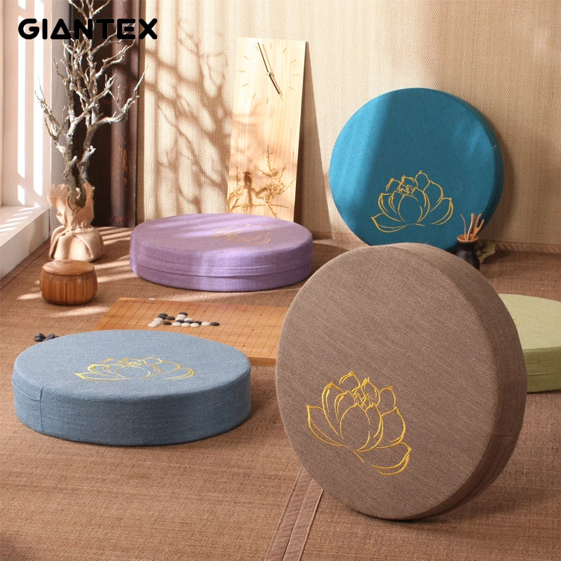 

40X6CM Yoga Meditate PEP Hard Texture Meditation Cushion Backrest Pillow Japanese Tatami Mat Removable and Washable