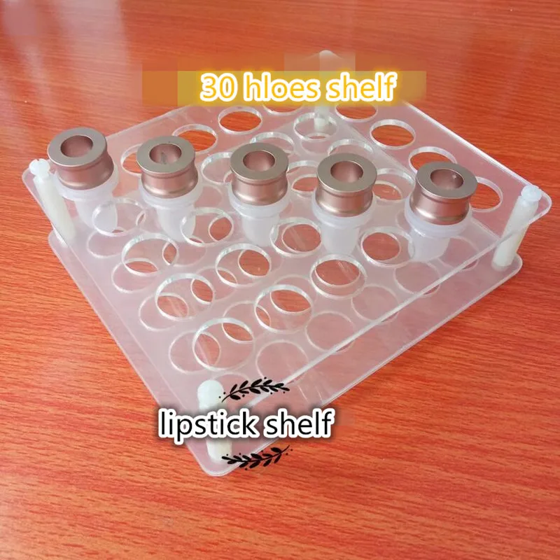 1 Набор 30 отверстий кронштейн самодельная губная помада 12 мм DIY ручной работы