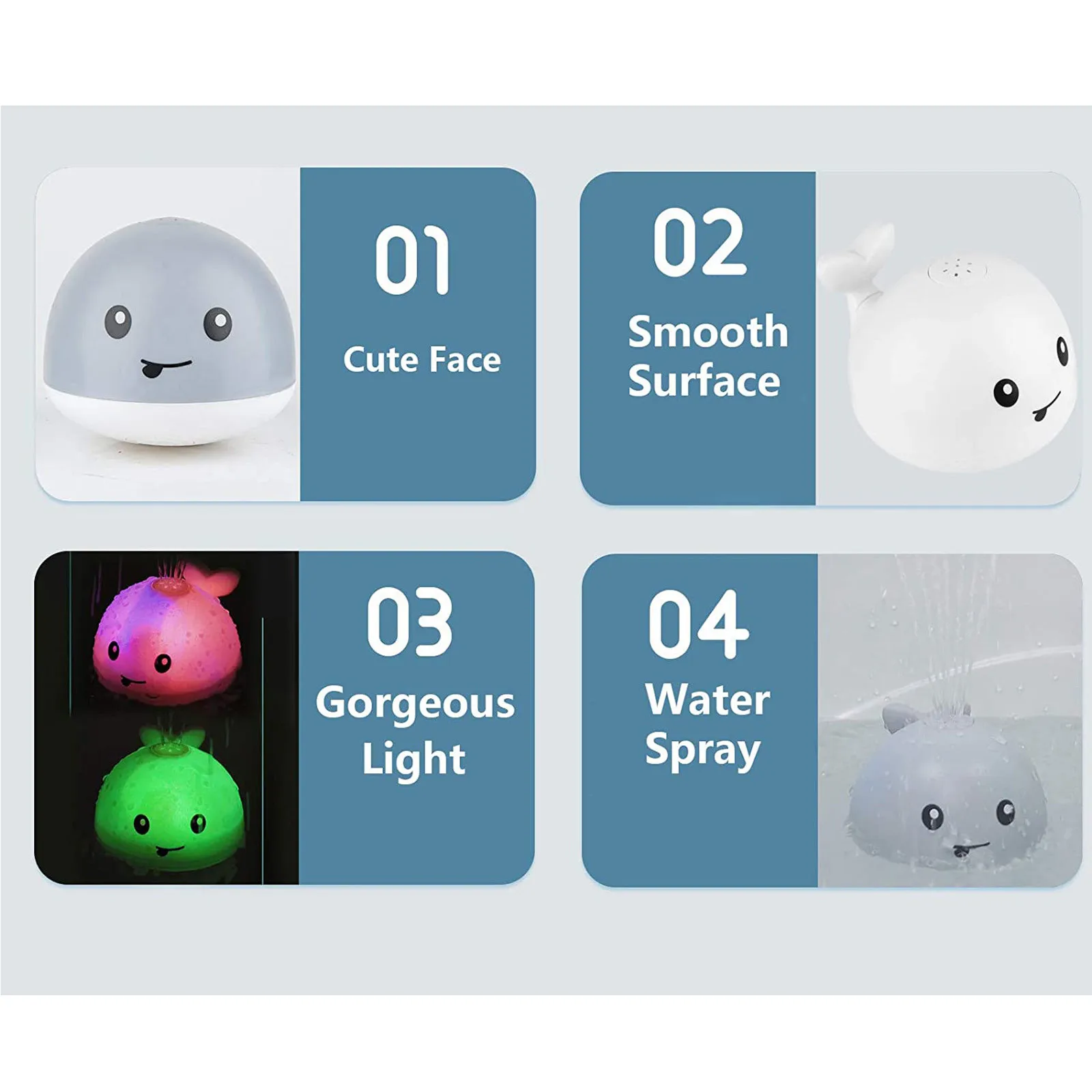 

Bath Toy Spray Water Can Drifting Rotate with Shower Pool Toy for Toddler Party Funny Kids Toys for Boys and Girls