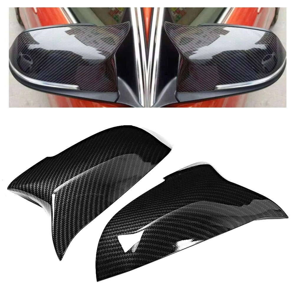 Чехол для зеркала заднего вида из углеродного волокна аксессуар BMW 5 серии 6 серий