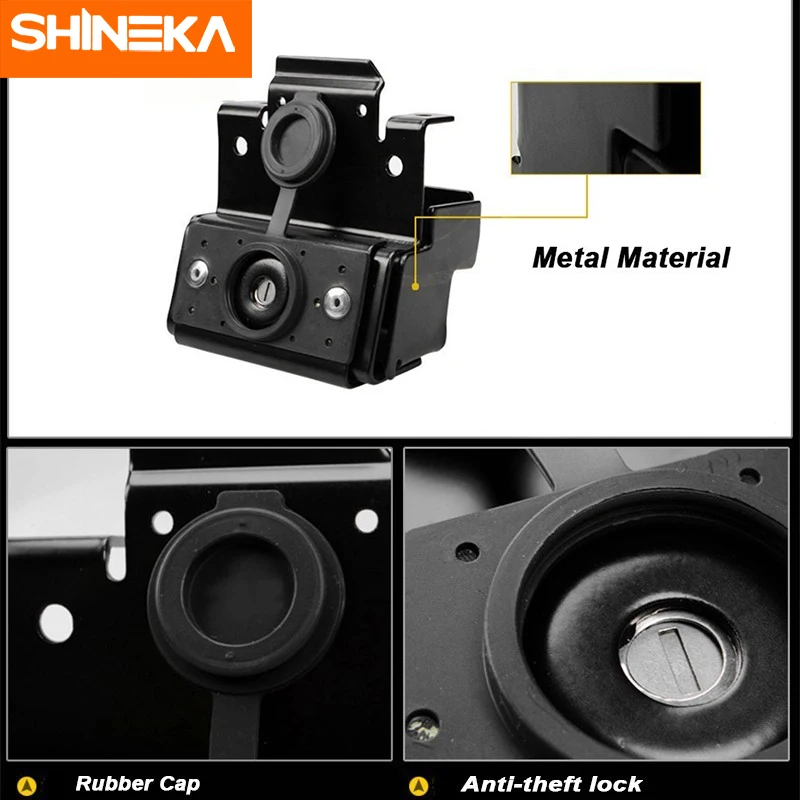 Замки и фурнитура для Jeep Wrangler JK 2007 2017 Автомобильная Противоугонная защелка