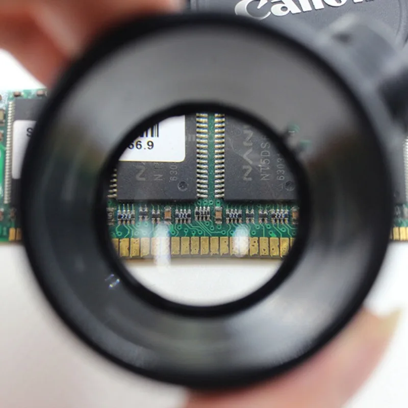 

20X Jeweler Watch Magnifier Tool Monocular Magnifying Glass Loupe Lens Black Portable Eye Magnifier Len Repair Kit