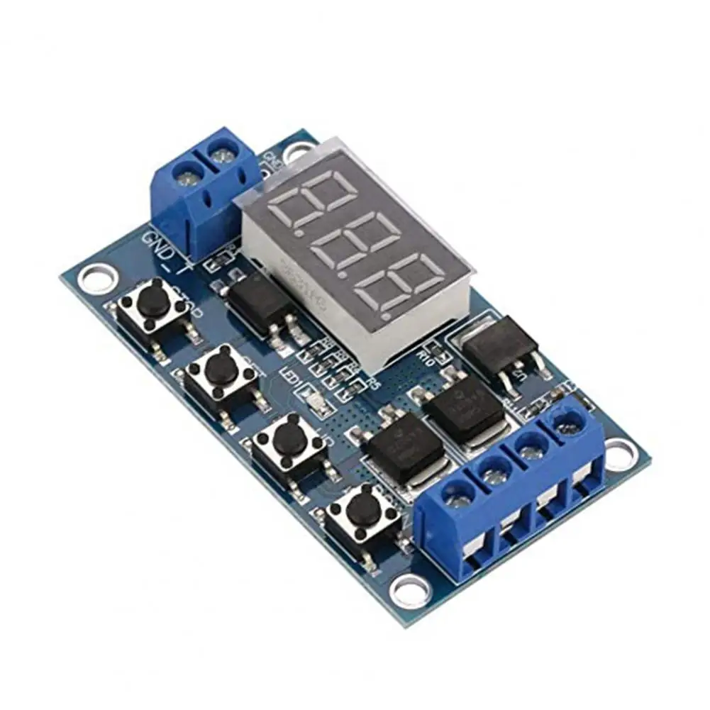 Новый DC 12 V/24V Электрический таймер двойной МОП-цифровой Дисплей светодиодный