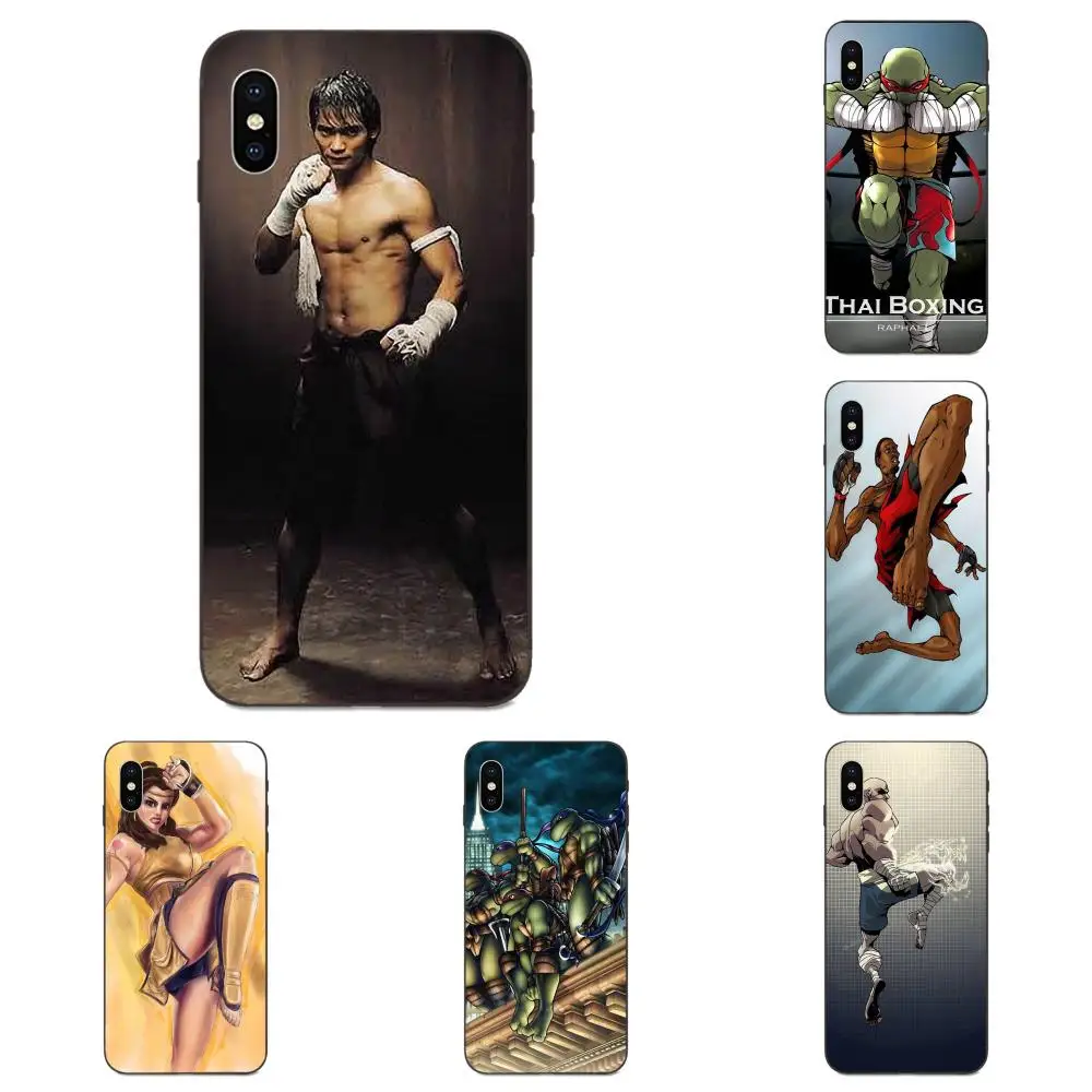 For Apple iPhone 4 4S 5 5S SE 6 6S 7 8 11 Plus X XS Max XR Pro TPU Fashion Muay Thai Cool Cartoon | Мобильные телефоны и