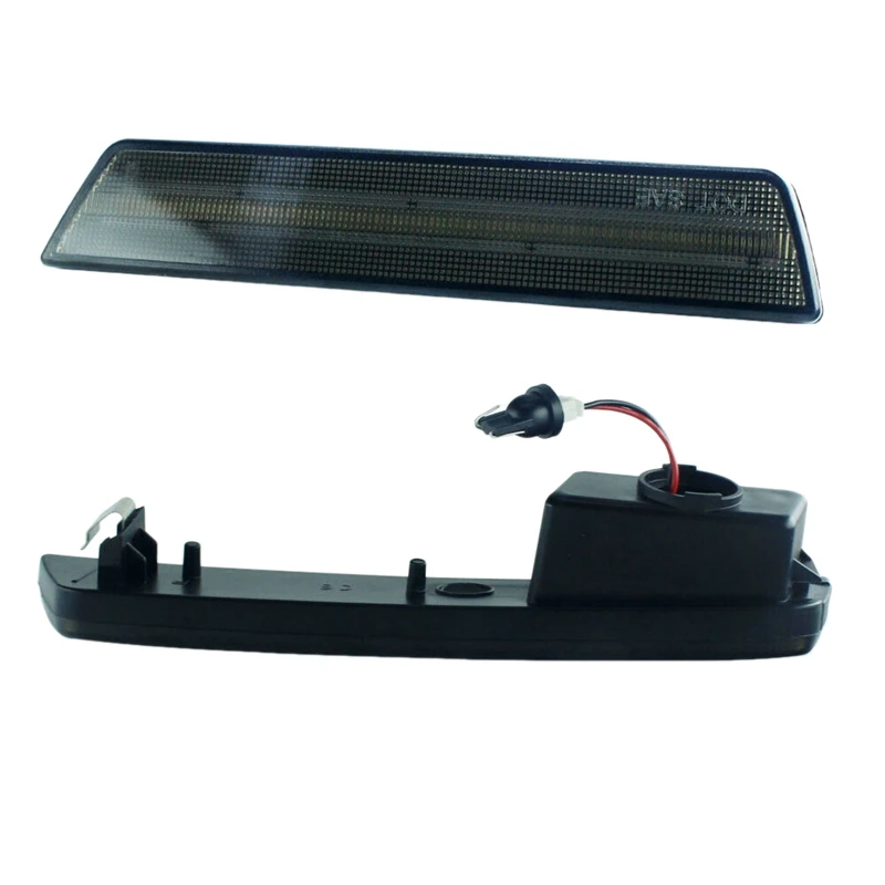 2 шт. автомобильные копченые красные светодиодные задние боковые габаритные огни